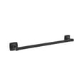 thumbnail image 1 of Amerock Stature Matte Black 18 inch (457mm) Towel Bar, 1 of 8