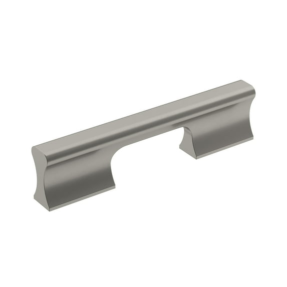 Amerock Status 3-3/4 inch Center-to-Center Satin Nickel Cabinet Pull, 25 Pack