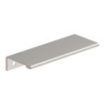 thumbnail image 1 of Amerock Streamline II 4 inch (102mm) Length Satin Nickel Cabinet Finger Edge Pull, 25 Pack, 1 of 4