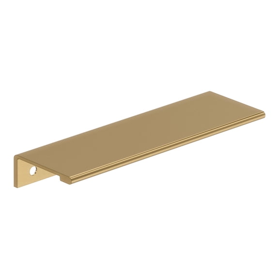 Amerock Streamline II 5 inch (127mm) Length Champagne Bronze Cabinet Finger Edge Pull, 25 Pack