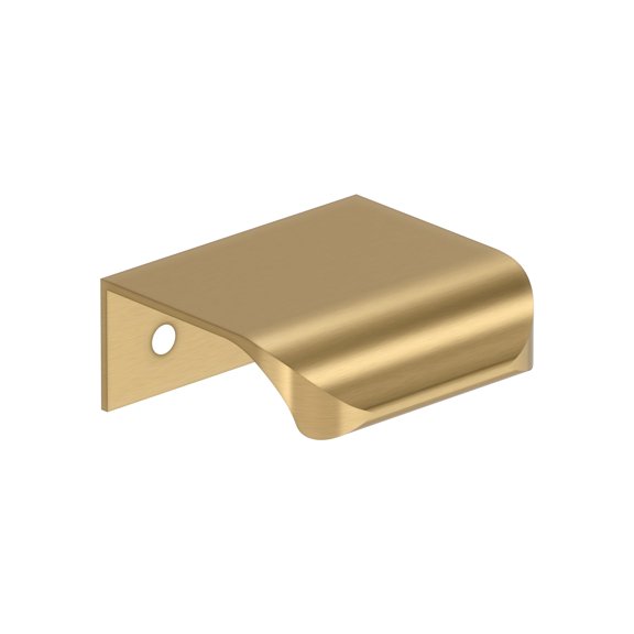 Amerock Streamline Tab 1-3/4 inch (44mm) Length Champagne Bronze Cabinet Finger Edge Pull, 25 Pack