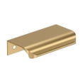 thumbnail image 1 of Amerock Streamline Tab 3 inch (76mm) Length Champagne Bronze Cabinet Finger Edge Pull, 10 Pack, 1 of 4