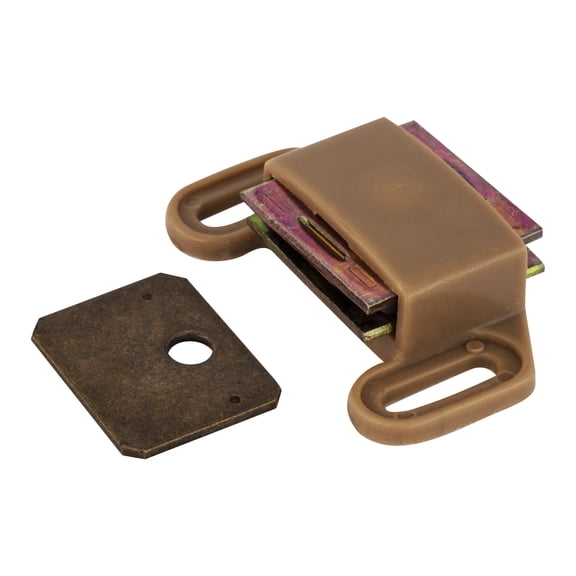 Amerock TWN3473PT-XCP40 Tan Plastic Magnetic Latch For Drawers, Doors And Cabinets - pack of 40