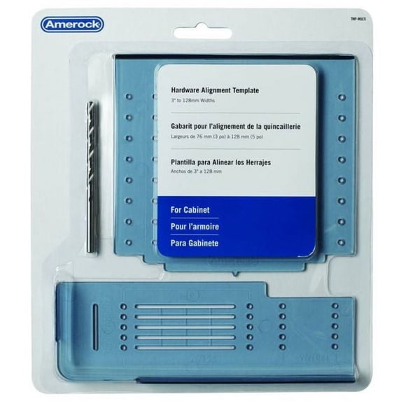 Amerock TMPMULTI Installation Template for Cabinet Door/Drawer - Quantity 1