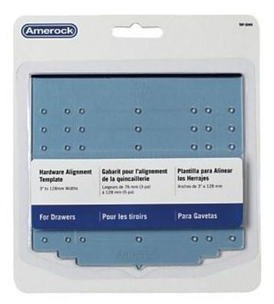 Amerock Tmpdrwr Hardware Alignment Template For Drawers
