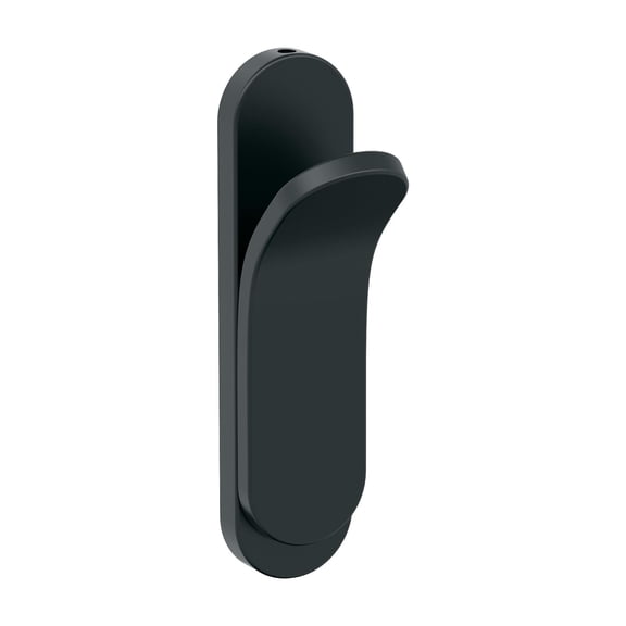 Amerock Unison Contemporary Single Prong Matte Black Wall Hook