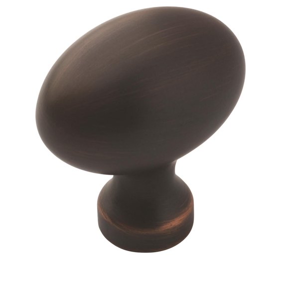 Amerock Vaile 1-3/8 inch (35mm) Length Oil-Rubbed Bronze Cabinet Knob - 10 Pack