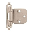 thumbnail image 1 of Amerock Variable Overlay Self-Closing, Face Mount Polished Chrome Hinge - 1 Pair, 1 of 2