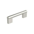 thumbnail image 1 of Amerock Versa 3-3/4 inch (96mm) Center-to-Center Polished Nickel Cabinet Pull - 25 Pack, 1 of 4