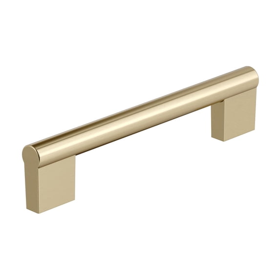 Amerock Versa 5-1/16 inch (128mm) Center-to-Center Golden Champagne Cabinet Pull - 25 Pack