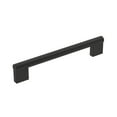 thumbnail image 1 of Amerock Versa 6-5/16 inch (160mm) Center-to-Center Matte Black Cabinet Pull, 25 Pack, 1 of 5