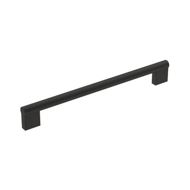 Amerock Versa 8-13/16 inch (224mm) Center-to-Center Matte Black Cabinet Pull, 5 Pack