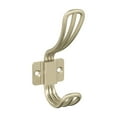 thumbnail image 1 of Amerock Vinland Transitional Double Prong Golden Champagne Wall Hook, 1 of 9