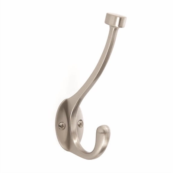 Amerock H55465-G10 Hook Pilltop Coat And Hat Satin Nickel