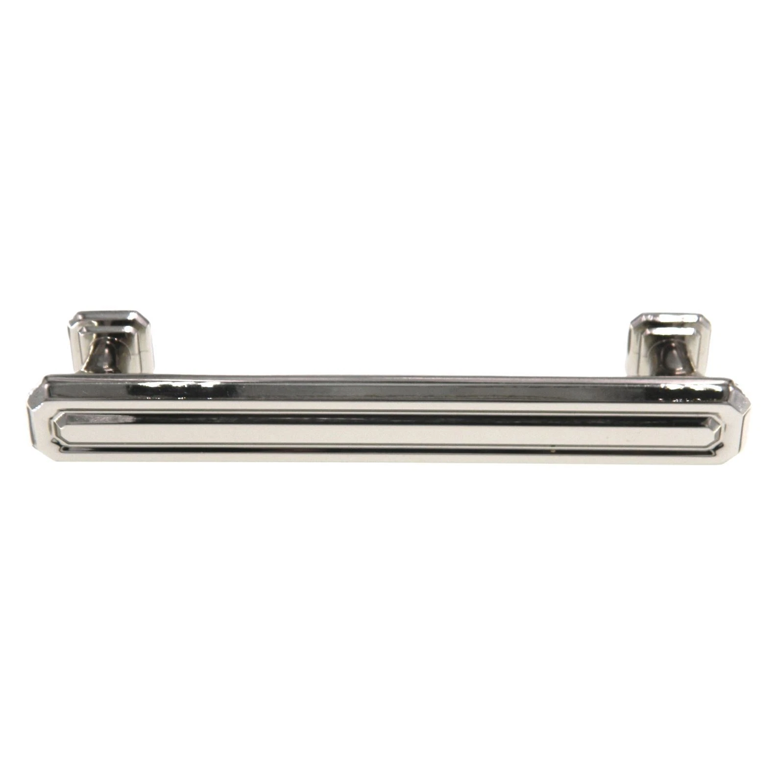 Amerock Wells Polished Nickel 5" (128Mm) Ctr. Bar Pull Cabinet Handle Bp36549Pn