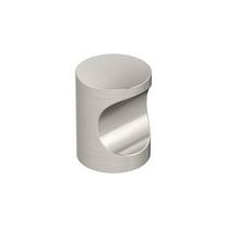 Amerock Whistle 11/16 inch (18mm) Diameter Satin Nickel Cabinet Knob, 25 Pack