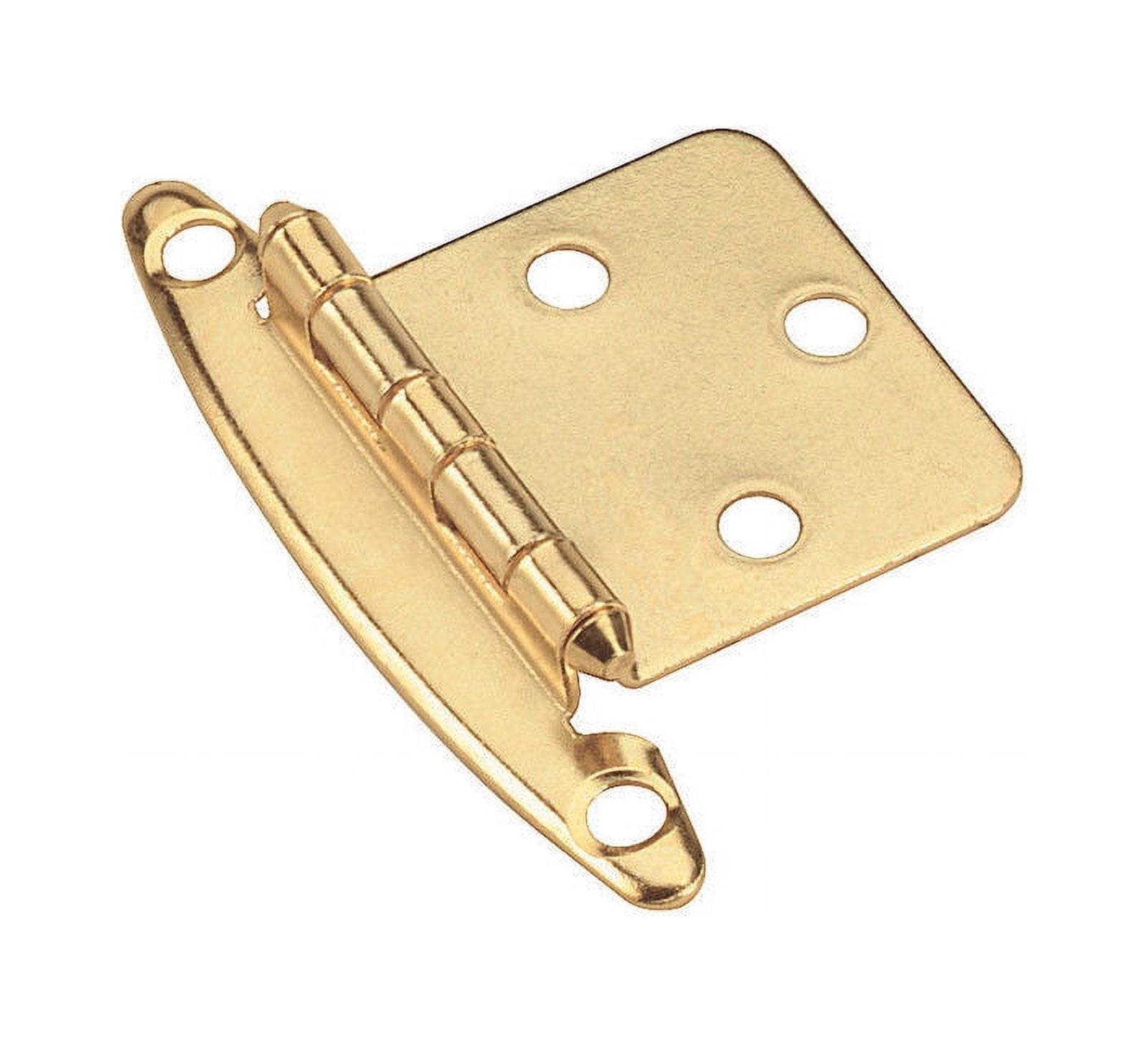Hickory Hardware P139-26 Traditional Cabinet Door Hinge - Surface Mount, Variable Overlay, Chrome