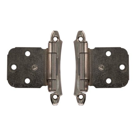 Amerock cm792926-XCP5 Face Frame Mount Self-Closing Cabinet Hinge For Variable Overlay Kitchen Door Polished Chrome - pack of 5