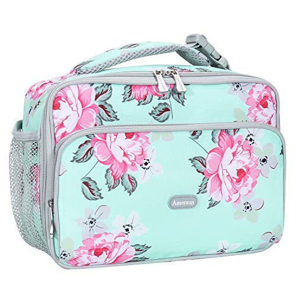 Amersun Lunch Box Kids, Insulated Lunch Bag Women Men, Cooler Bag for Teen  Girls Boys Adult, Bento Box with Multi-Pocket for School Picnic Office