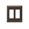 thumbnail image 1 of Amertac  2 Rocker Aged Bronze Steel Wallplate, 1 of 1