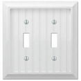 thumbnail image 1 of Amertac-Westek 101601 White 2-Toggle Wall Plate, 1 of 1
