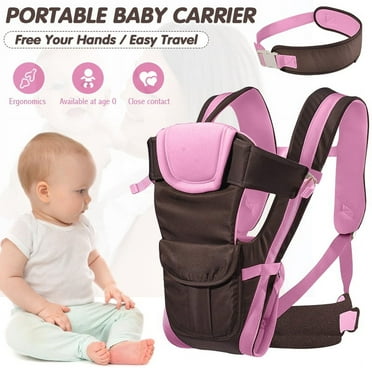 Amerteer 4-in-1 Convertible Ergonomic Baby Carrier, 4-Position, Blue
