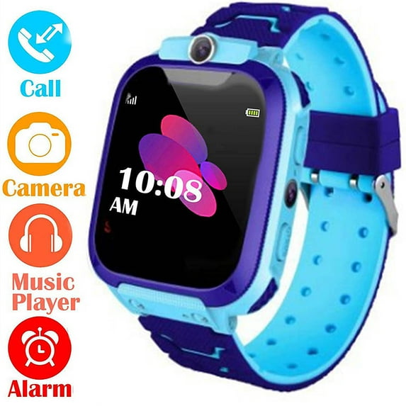 Amerteer AGPS Kids Smartwatch,Smartwatch for Kids with Quick Dial, SOS Call, Camera Anti-Lost Calling Phone Watches, Birthday Christmas Gift Game Watch for Boys and Girls