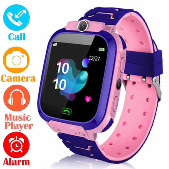 Amerteer AGPS Kids Smartwatch,Smartwatch for Kids with Quick Dial, SOS Call, Camera Anti-Lost Calling Phone Watches, Birthday Christmas Gift Game Watch for Boys and Girls