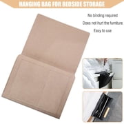 Amerteer Bedside Caddy/Bedside Storage Organizer,Remote Control Holder Armchair Organizer Couch Caddy Sofa Armrest Bag for Tablet Magazine Phone Remotes