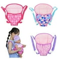thumbnail image 1 of Amerteer Carrier Backpack Unique Comfortable Cotton Padding Doll Accessories Red, 2.4 oz, 1 of 8