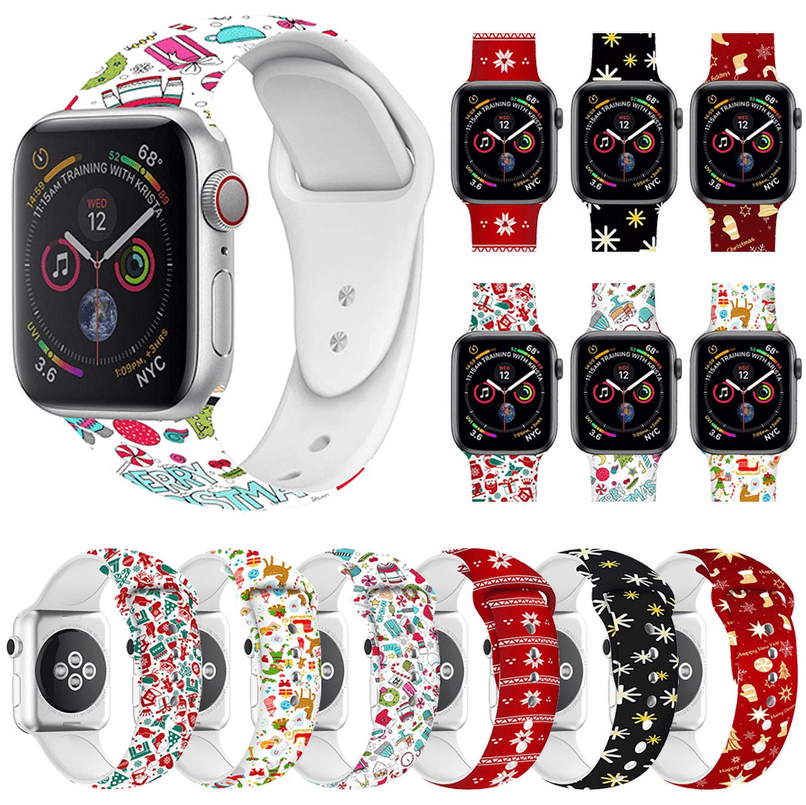 Holiday Style  Watch bands, Apple watch bands, Apple watch