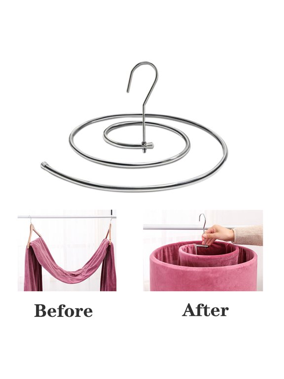Clothes Drying Rack, Spiral Shaped Drying Rack Laundry Stand Hanger for Dorm Bed Sheet Coverlet Coverlid Bedspread Scarf Blanket Bath Towel Towelling