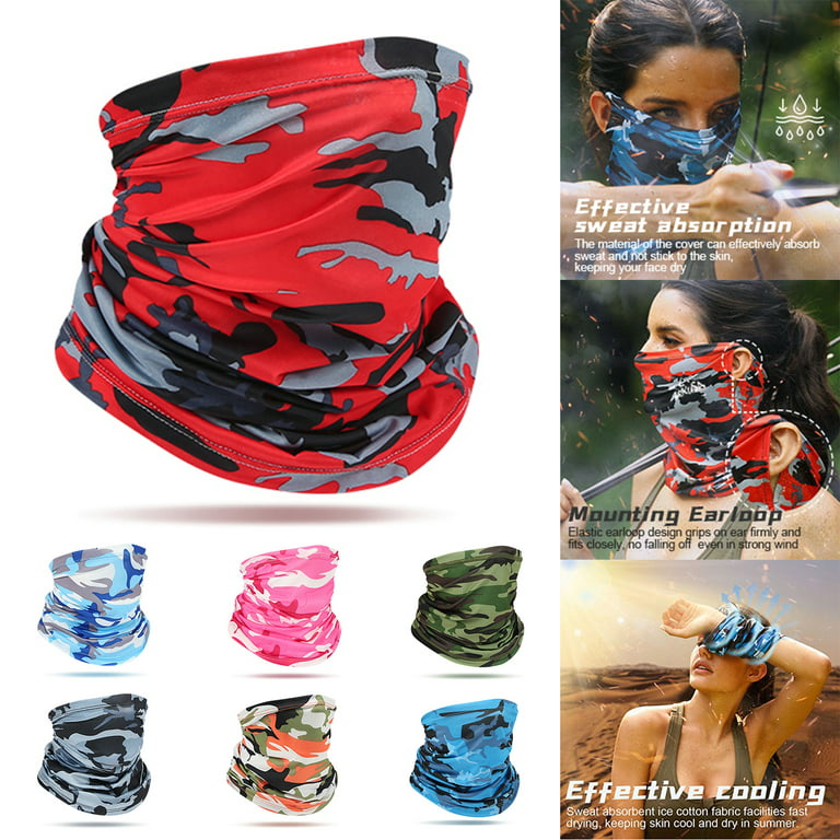 Amerteer Cycling Motorcycle Fishing Outdoor Mix Head Scarf,Pink