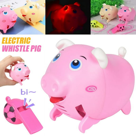 Amerteer Early Education for Intelligence Sound Induction Sound-Controlled Cartoon Pig, Intelligence Toys Cute Toy Birthday Christmas Gifts for Girls & Boys