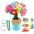 thumbnail image 1 of Amerteer Felt Flower Craft Kit for Kids - Create Your Own Flower & Vase, DIY Craft Project for Boys & Girls,Birthday ChristmasFun Gift for Children Age 4 5 6 7 8 9 Years Old,More Supplies, 1 of 7