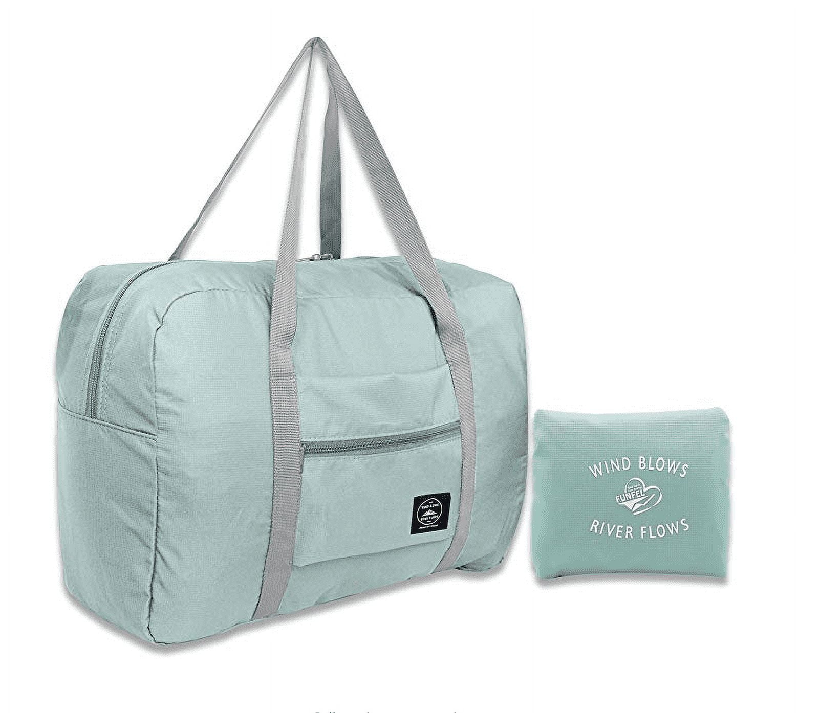 Tinyat TinyAt Mens Foldable Duffle Travel Bag, Large Capacity