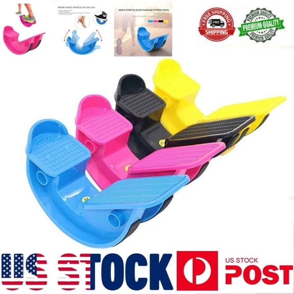 Amerteer Foot Rocker Ankle Muscle Stretch Pedal,for Achilles Tendinitis and Plantar Fasciitis Pain Relief,Stretches Strained Leg Muscle,Ankle Wedge Stretch Improves Flexibility,Sky blue