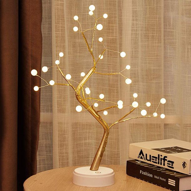 Amerteer Led Desk Tree Lamp, Desk Table Decor 36 LED Head Lights for