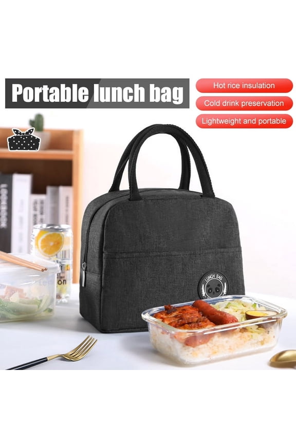 Lunch Bag Tote Bag Lunch Bag with Front Pocket for Women Lunch Box Insulated Lunch Container for Women Men Work Picnic