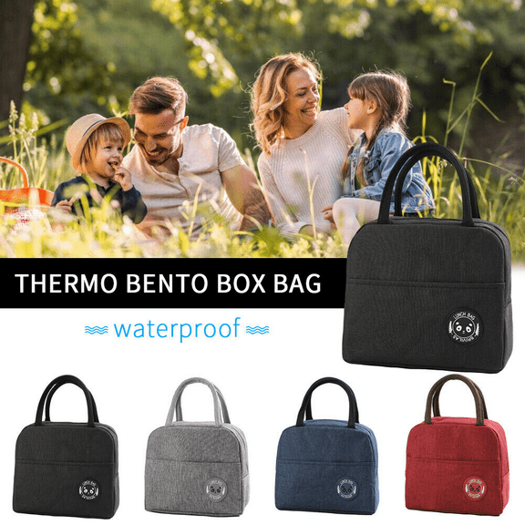 Amerteer Lunch Box Insulated Lunch Bag with Front Pocket For Men & Women Meal Prep Lunch Tote Boxes Lunch Container for School, Work, Office