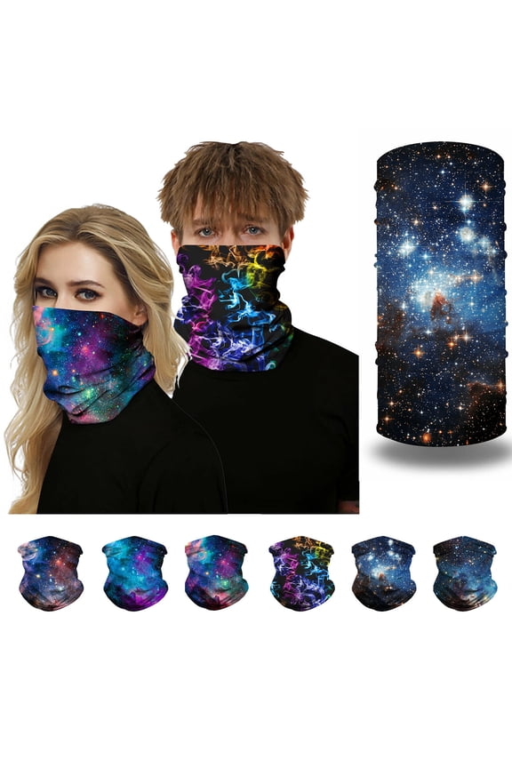 Neck Gaiter Face Mask Reusable, Cloth Face Masks Washable Bandana Face Mask, Sun Dust Protection Cover Balaclava Scarf Shield