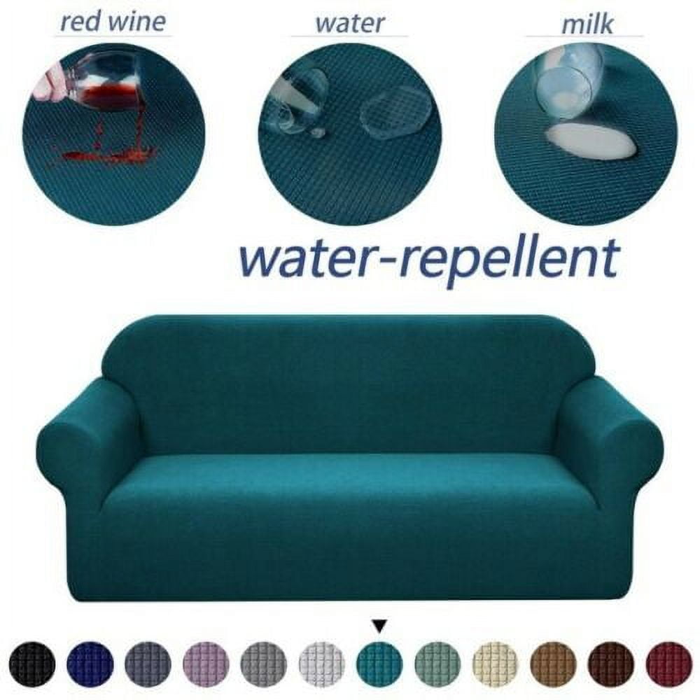 Amerteer Premium Water Repellent Sofa Cover High Stretch Couch Slipcover Super Soft Fabric Couch Cover for Pets Kids Children Dog