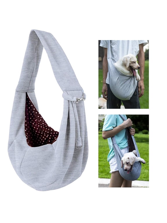 Reversible Sling Pet Carrier, Gray