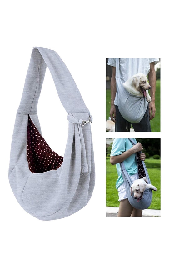 Reversible Sling Pet Carrier, Gray