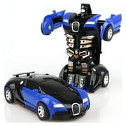 Amerteer Robot Rescue Bots,Deformation Car Robot Pull Back Car Toy for Kids Vehicles 2 in 1 Transforming Robot Car Best Gift for Child