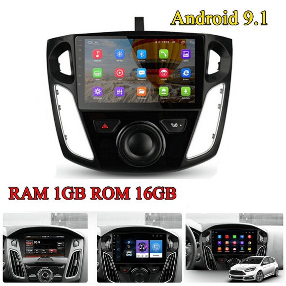 Amerteer Smart 9" Android 9.1 Big Screen Car Radio Stereo GPS OBD Wifi w/ Canbus Navigation For Ford Focus 2012-17