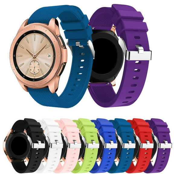 Amerteer Sport Silicone Band Bracelet Strap Replacement For Samsung Galaxy Watch 42mm,Compatible Samsung Galaxy Bands