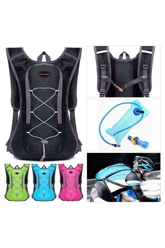 Sport Vest Hydration Backpack 2L Water Bladder Bag For Cycling Hiking Running,Blue