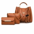 thumbnail image 1 of Amerteer Tote Bags Bag Shoulder Handbag Purse New Hobo Messenger Cross Women Satchel Body(Brown), 1 of 6