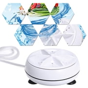 Amerteer Travel Home Business Trip Portable Washing Machine 1 kg Laundry Quantity Mini Rotating Washer with USB Cable